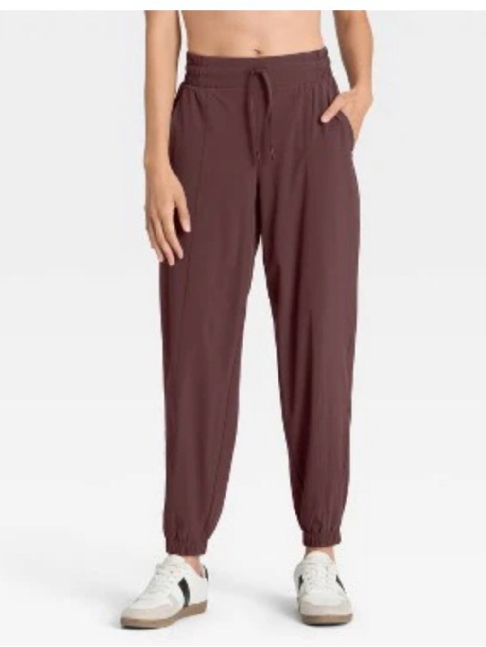 Women’s  Track Joggers in Deep Brown - Picture 2 of 8